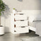 vidaXL Bedside Cabinet White 40x36x65 cm