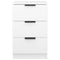 vidaXL Bedside Cabinet White 40x36x65 cm