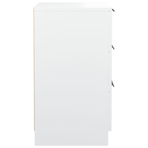 vidaXL Bedside Cabinet White 40x36x65 cm