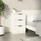 vidaXL Bedside Cabinet White 40x36x65 cm