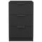 vidaXL Bedside Cabinet Black 40x36x65 cm