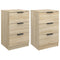 vidaXL Bedside Cabinets 2 pcs Sonoma Oak 40x36x65 cm