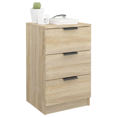 vidaXL Bedside Cabinets 2 pcs Sonoma Oak 40x36x65 cm