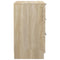 vidaXL Bedside Cabinets 2 pcs Sonoma Oak 40x36x65 cm