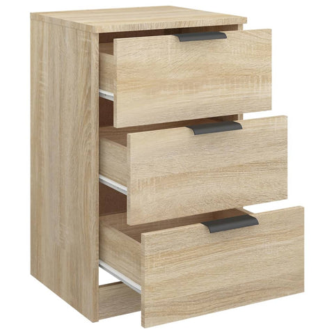 vidaXL Bedside Cabinets 2 pcs Sonoma Oak 40x36x65 cm