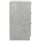vidaXL Bedside Cabinets 2 pcs Concrete Grey 40x36x65 cm