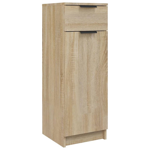 vidaXL Bathroom Cabinet Sonoma Oak 32x34x90 cm Engineered Wood