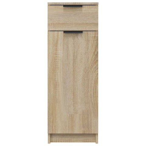 vidaXL Bathroom Cabinet Sonoma Oak 32x34x90 cm Engineered Wood
