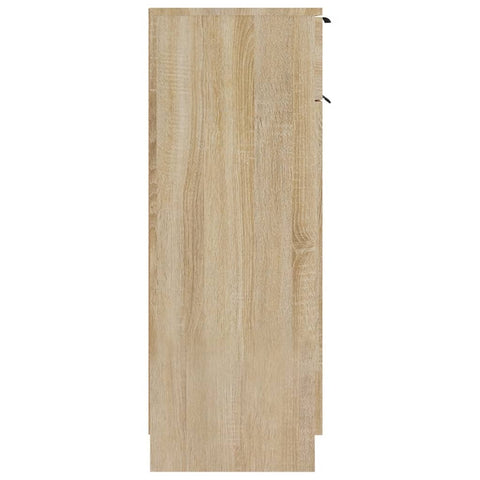 vidaXL Bathroom Cabinet Sonoma Oak 32x34x90 cm Engineered Wood