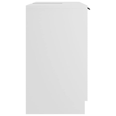 vidaXL Bathroom Cabinet White 64.5x33.5x59 cm Engineered Wood