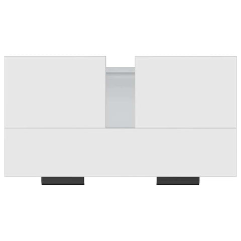 vidaXL Bathroom Cabinet White 64.5x33.5x59 cm Engineered Wood