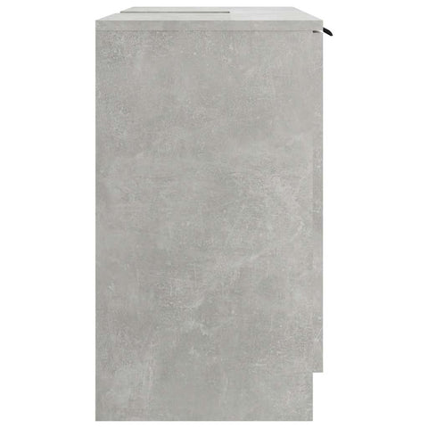 vidaXL Bathroom Cabinet Concrete Grey 64.5x33.5x59 cm Engineered Wood