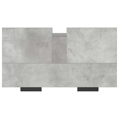 vidaXL Bathroom Cabinet Concrete Grey 64.5x33.5x59 cm Engineered Wood
