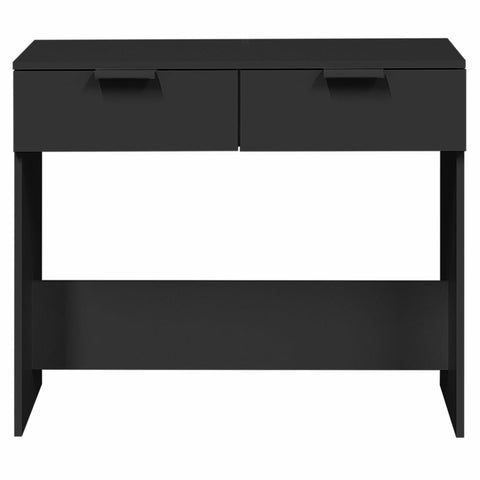 vidaXL Console Table Black 90x36x75 cm Engineered Wood