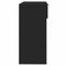 vidaXL Console Table Black 90x36x75 cm Engineered Wood