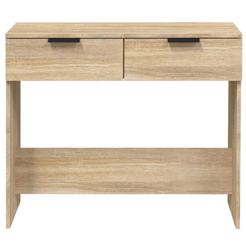 vidaXL Console Table Sonoma Oak 90x36x75 cm Engineered Wood