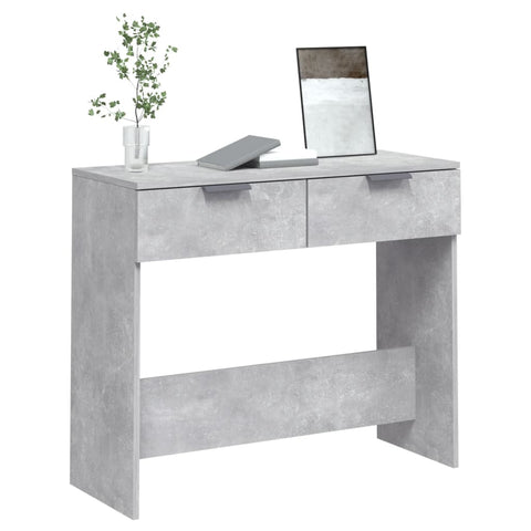 vidaXL Console Table Concrete Grey 90x36x75 cm Engineered Wood