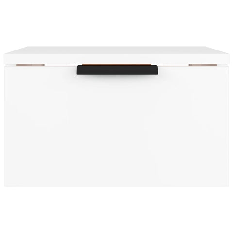 vidaXL Wall-mounted Bedside Cabinet White 34x30x20 cm