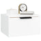 vidaXL Wall-mounted Bedside Cabinets 2 pcs White 34x30x20 cm