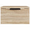 vidaXL Wall-mounted Bedside Cabinet Sonoma Oak 34x30x20 cm