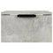 vidaXL Wall-mounted Bedside Cabinet Concrete Grey 34x30x20 cm