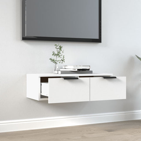 vidaXL Wall Cabinet White 68x30x20 cm Engineered Wood