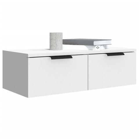 vidaXL Wall Cabinet White 68x30x20 cm Engineered Wood