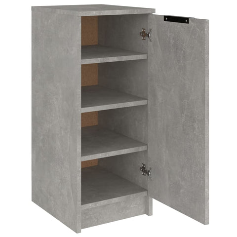 vidaXL Shoe Cabinet Concrete Grey 30x35x70 cm Engineered Wood