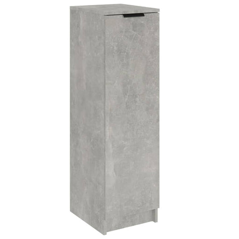 vidaXL Shoe Cabinet Concrete Grey 30x35x100 cm Engineered Wood