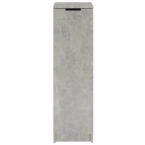 vidaXL Shoe Cabinet Concrete Grey 30x35x100 cm Engineered Wood