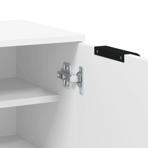 vidaXL Shoe Cabinet White 59x35x100.5 cm Engineered Wood