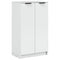 vidaXL Shoe Cabinet High Gloss White 59x35x100 cm Engineered Wood