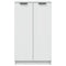 vidaXL Shoe Cabinet High Gloss White 59x35x100 cm Engineered Wood