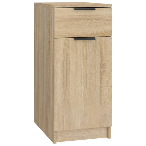 vidaXL Desk Cabinet Sonoma Oak 33.5x50x75 cm Engineered Wood