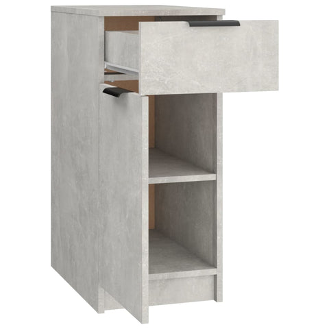 vidaXL Desk Cabinet Concrete Grey 33.5x50x75 cm Engineered Wood