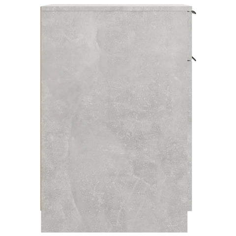 vidaXL Desk Cabinet Concrete Grey 33.5x50x75 cm Engineered Wood