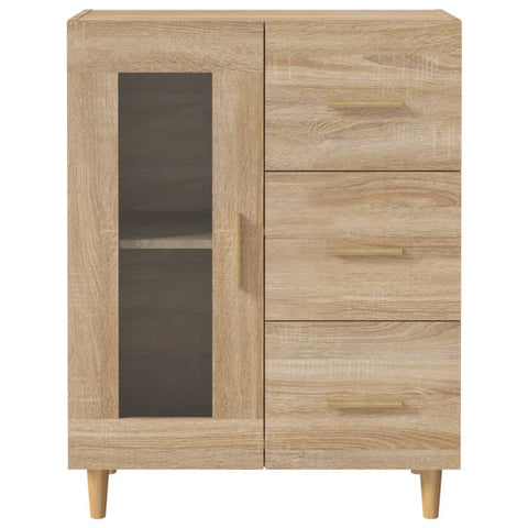 vidaXL Sideboard Sonoma Oak 69,5x34x90 cm Engineered Wood