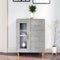 vidaXL Sideboard Concrete Grey 69,5x34x90 cm Engineered Wood