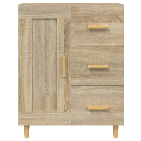 vidaXL Sideboard Sonoma Oak 69.5x34x90 cm Engineered Wood