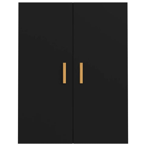 vidaXL Hanging Wall Cabinet Black 69.5x34x90 cm