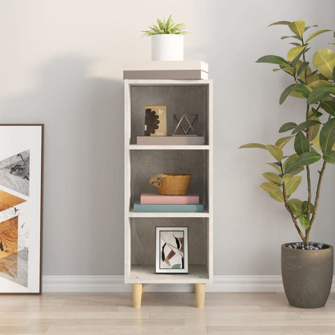 vidaXL Sideboard Concrete Grey 34.5x32.5x90 cm Engineered Wood