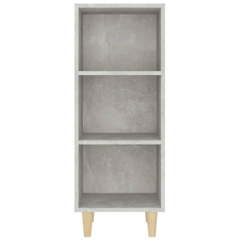 vidaXL Sideboard Concrete Grey 34.5x32.5x90 cm Engineered Wood