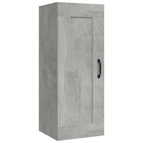 vidaXL Hanging Cabinet Concrete Grey 35x34x90 cm Engineered Wood
