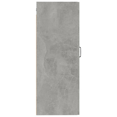 vidaXL Hanging Cabinet Concrete Grey 35x34x90 cm Engineered Wood