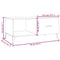vidaXL Coffee Table White 90x50x40 cm Engineered Wood