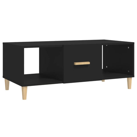 vidaXL Coffee Table Black 102x50x40 cm Engineered Wood
