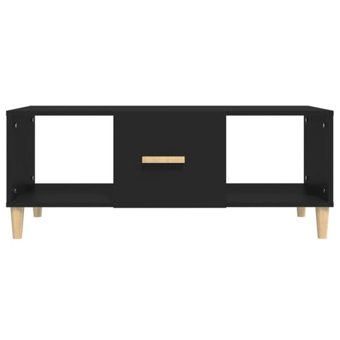 vidaXL Coffee Table Black 102x50x40 cm Engineered Wood