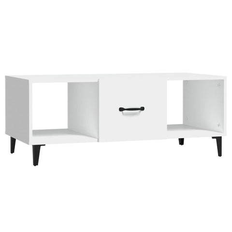 vidaXL Coffee Table White 102x50x40 cm Engineered Wood
