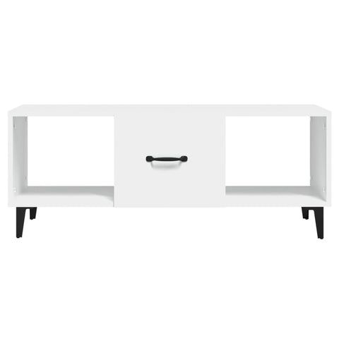 vidaXL Coffee Table White 102x50x40 cm Engineered Wood