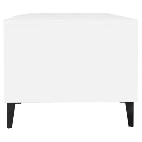 vidaXL Coffee Table White 102x50x40 cm Engineered Wood